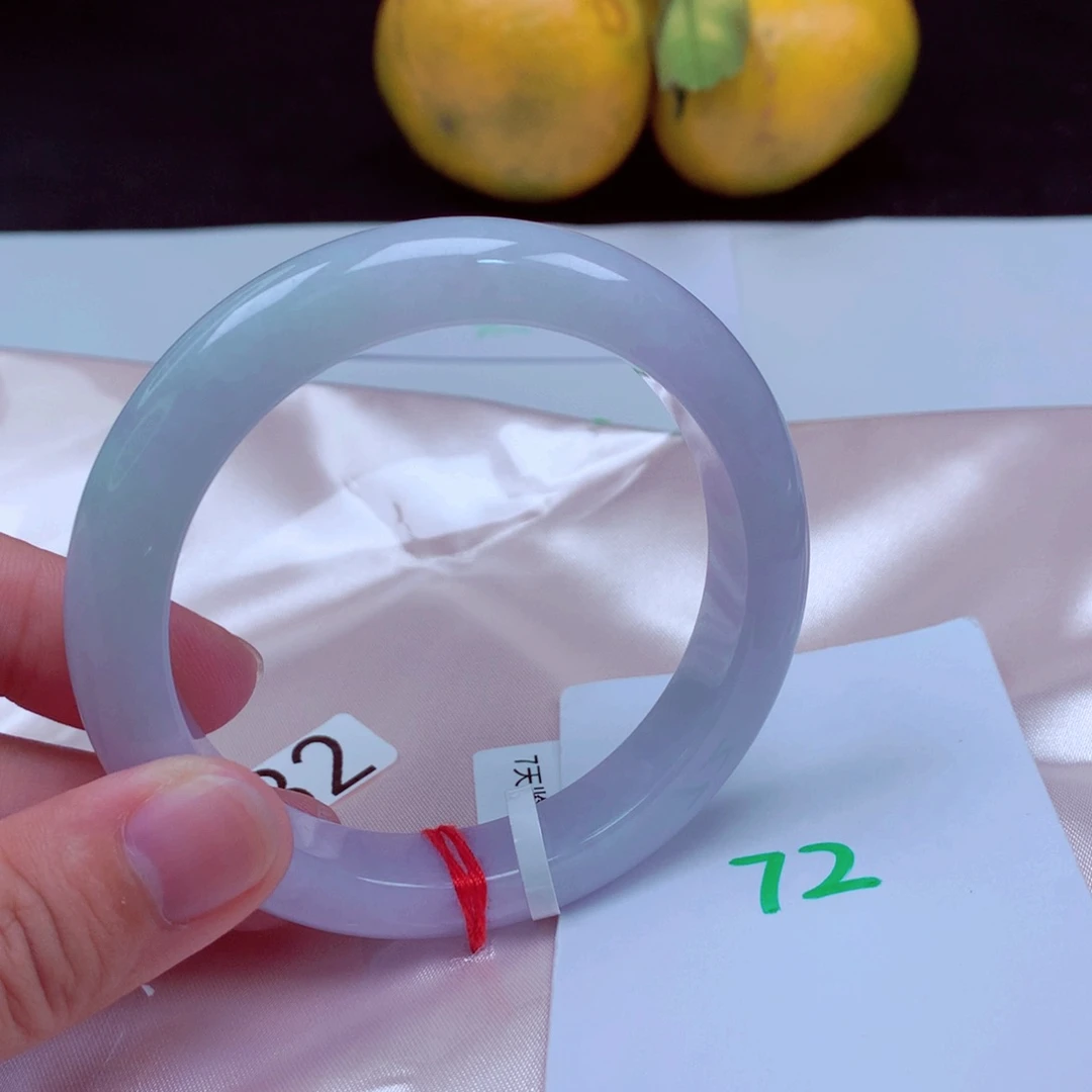 未镶嵌手镯翡翠缅甸天然A货翡翠手镯58.7