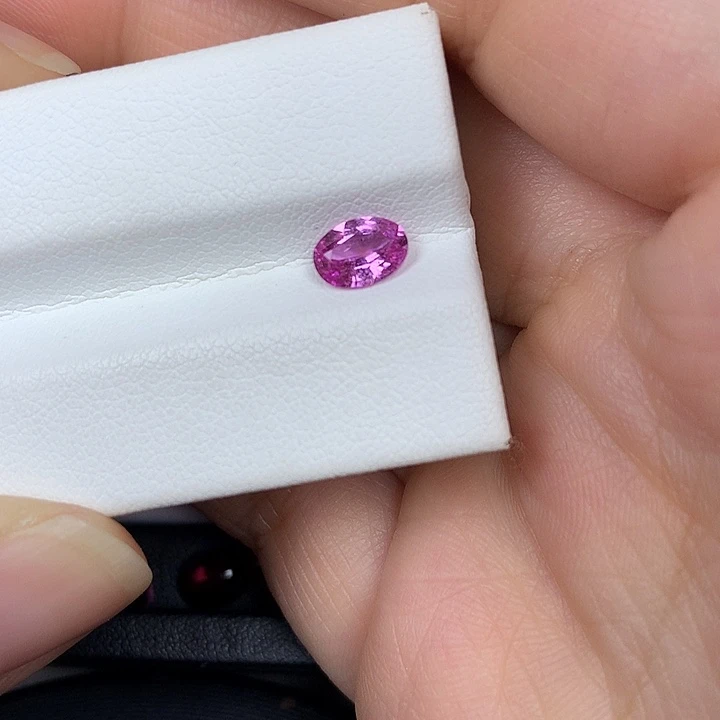 蓝宝石裸石5x7粉蓝宝