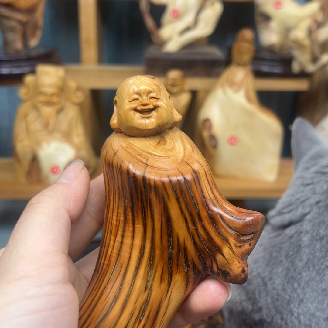 木景****俗崖柏木摆件手把件