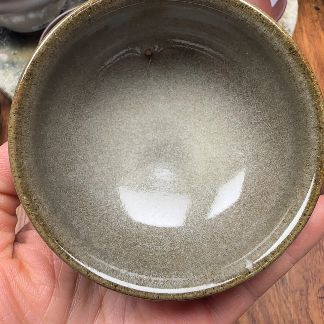 青***瓷柴烧建盏茶盏茶杯171