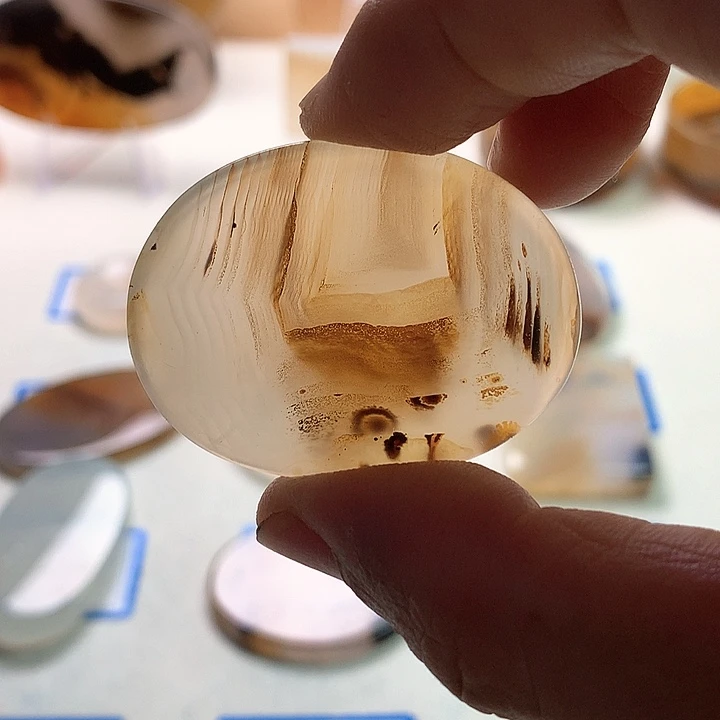 未镶嵌玛瑙/玉髓珠宝半成品