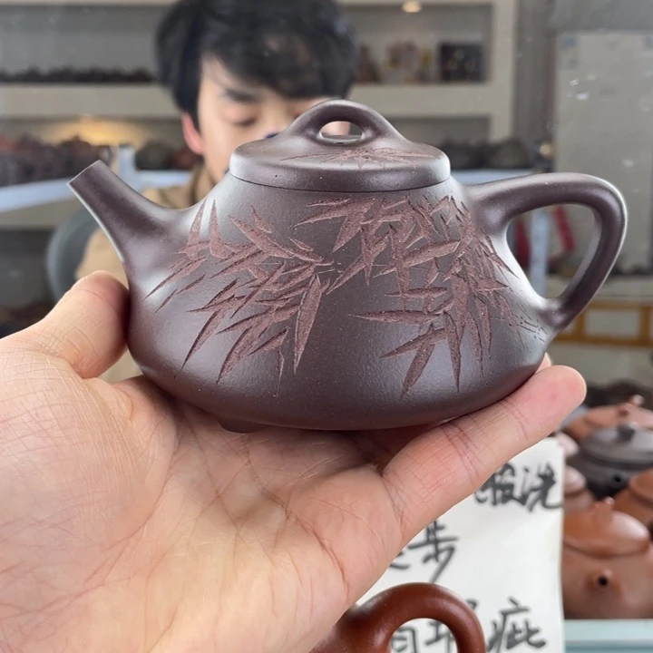 紫砂茶壶270cc老紫泥茶壶