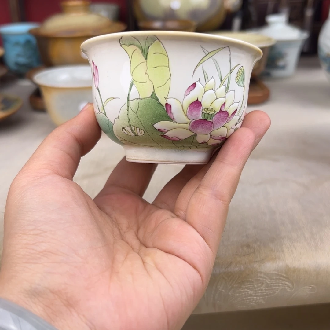 杯纯手工柴烧主人杯