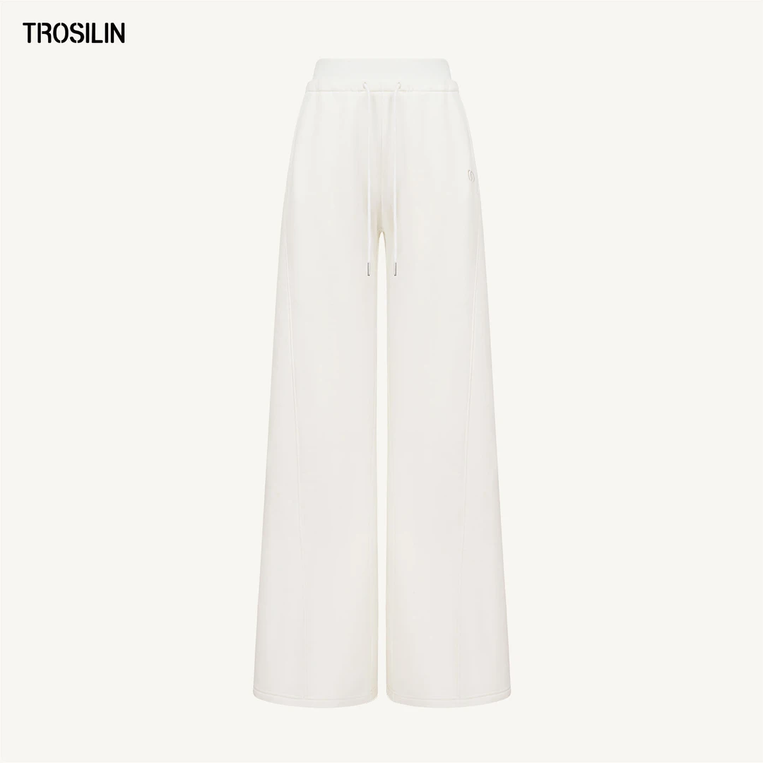 TROSILIN25秋冬 Cloud Plush 云绒 加绒松紧腰卫裤A2512PT09WH