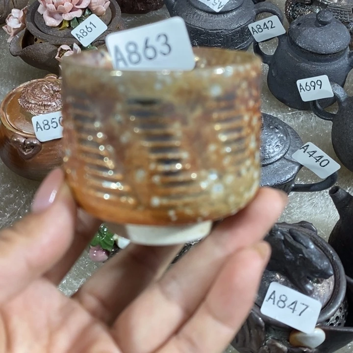 柴烧裸烧纯手工制作瑕疵不退不换