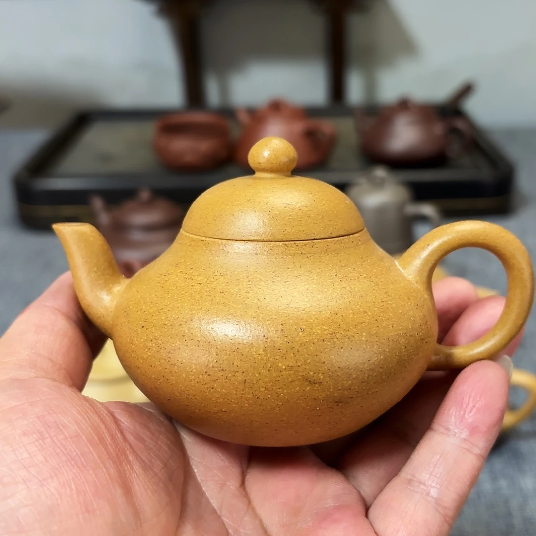 茶壶紫砂?***?全手工梨型