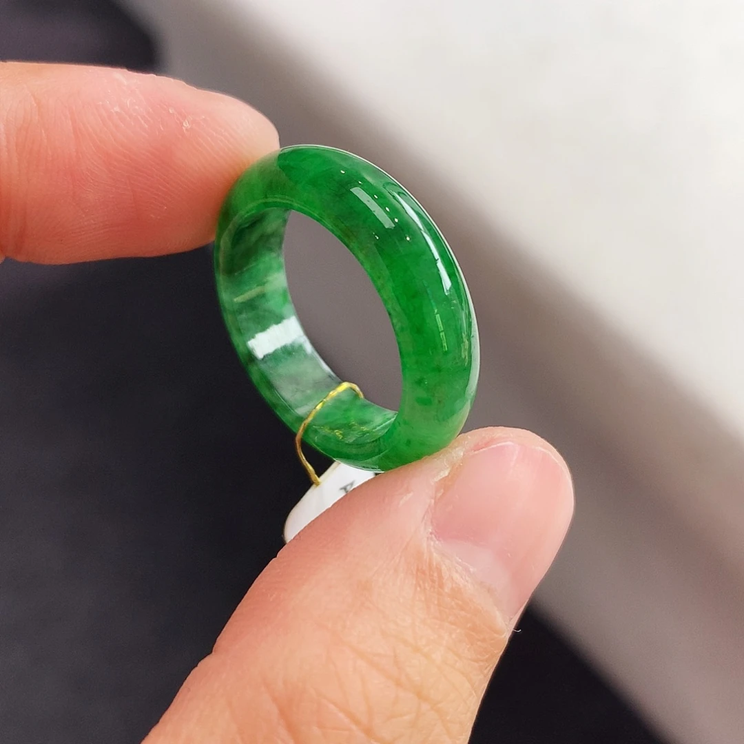 翡翠未镶嵌戒指17号
