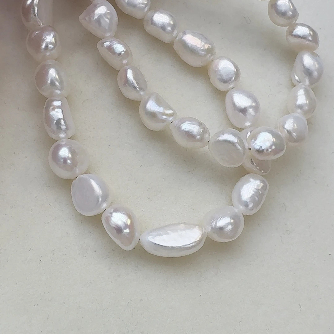 颈饰银S925镶嵌淡水珍珠