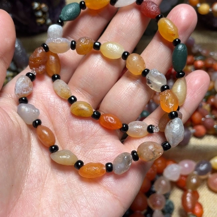 玛瑙/玉髓合金手链