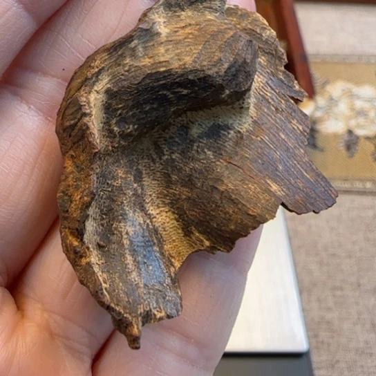 摆件沉香海南沉水包头3.58克