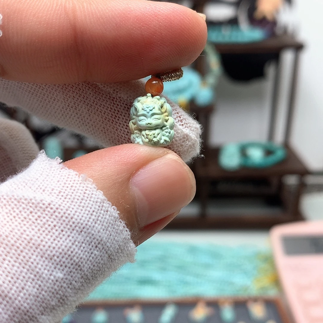 未镶嵌绿松石挂件