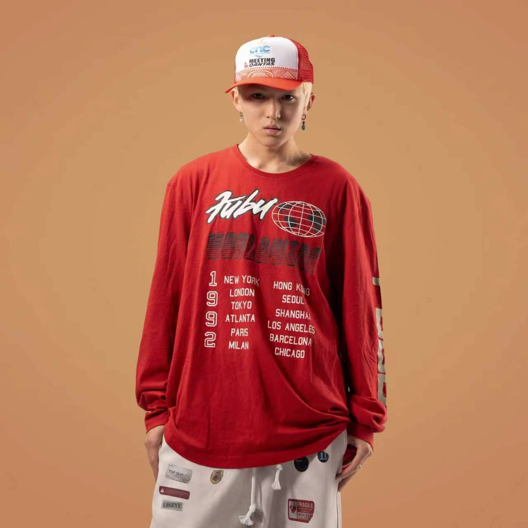 BFOV FB四色宽松圆领大面积印花长袖【复刻】