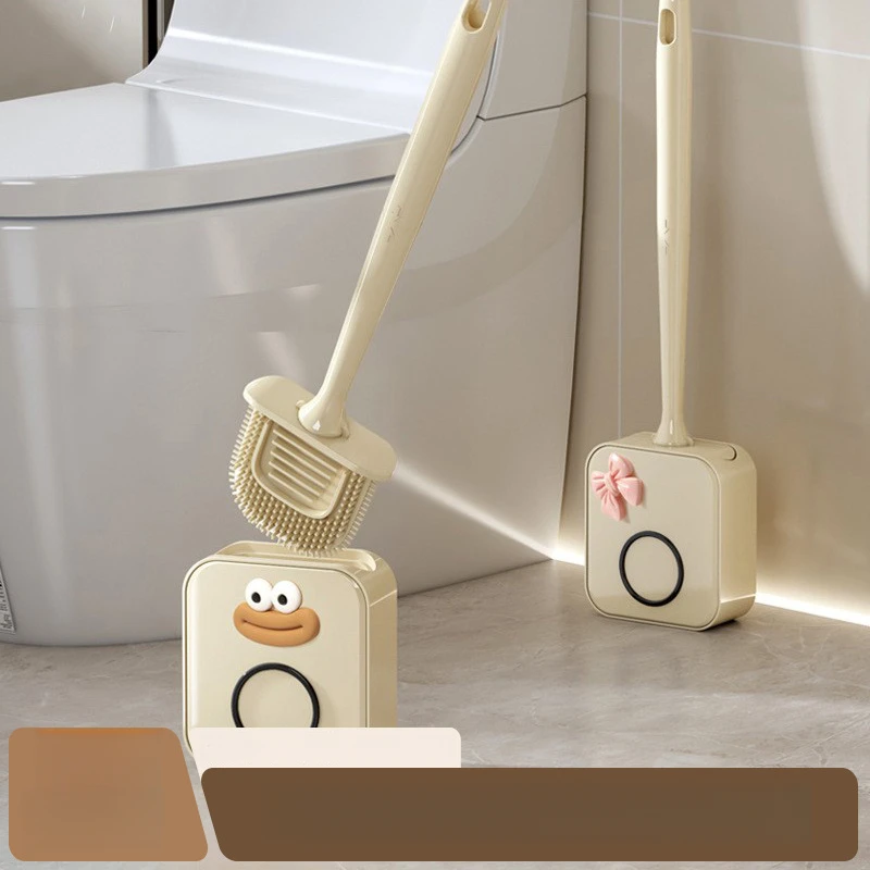 家用马桶刷轻奢新款无死角壁挂套装硅胶神器洗马桶卫生间厕所刷子