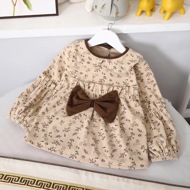 宝宝罩衣女宝宝小公主秋冬外穿护衣防水儿童围裙女孩洋气围兜