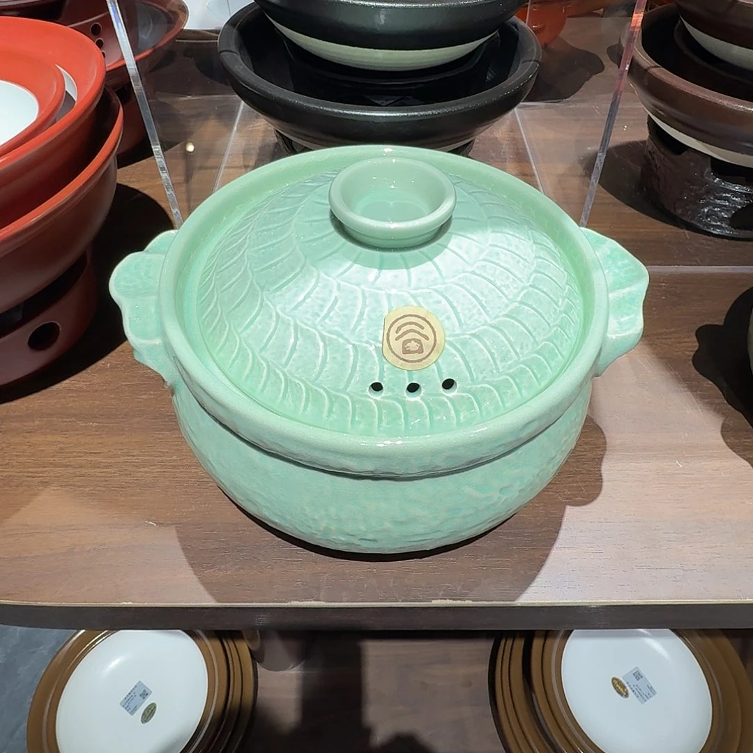 手工艺品琉璃古柴烧家的龙泉釉3L