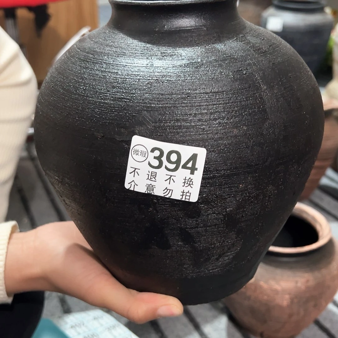 红陶瑕疵黑色的394随机一个