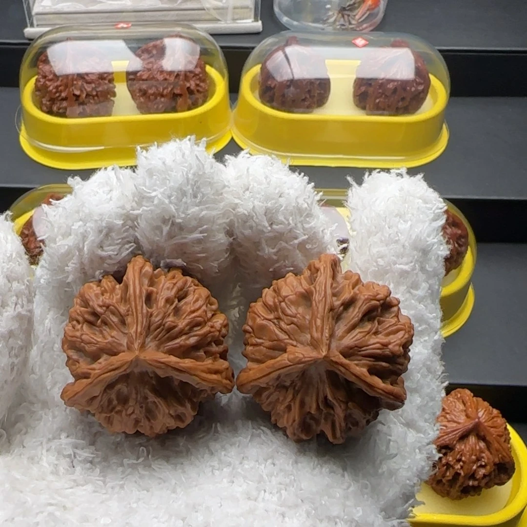 文玩核桃把件邢台瓷瓶全38