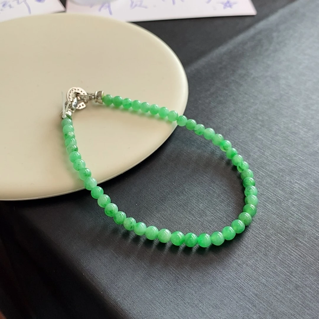 翡翠未镶嵌手链卡4