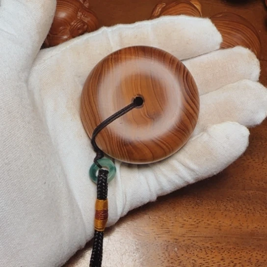 柏木（崖柏）四*全陈化老料把件