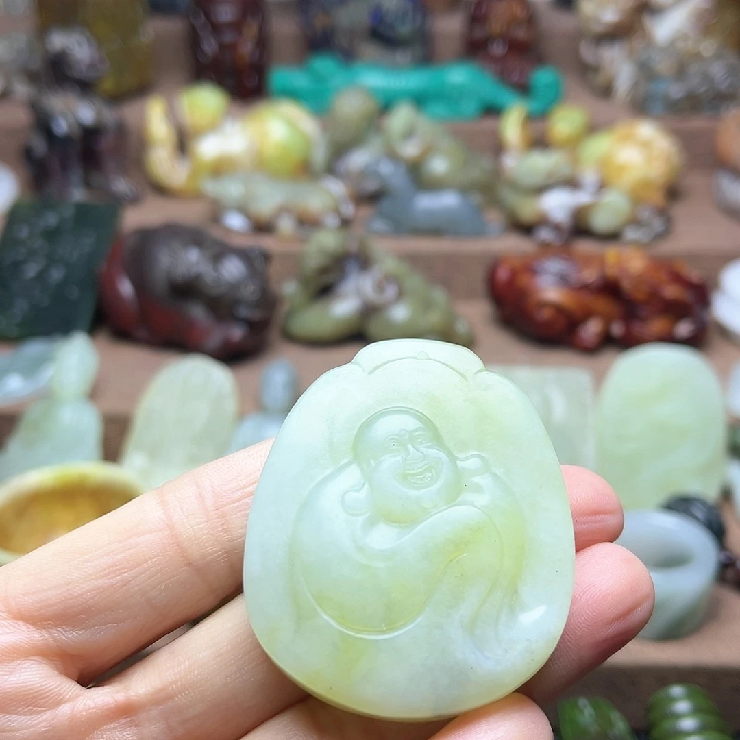 白玉菩提吊坠58。。