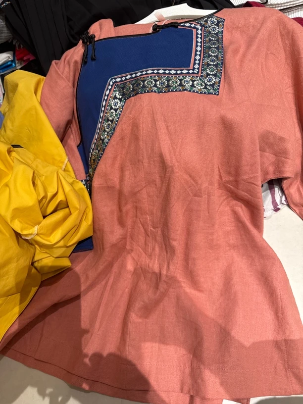 刺绣长袖加绒加厚款薄款短外套休闲宽松中式老钱风