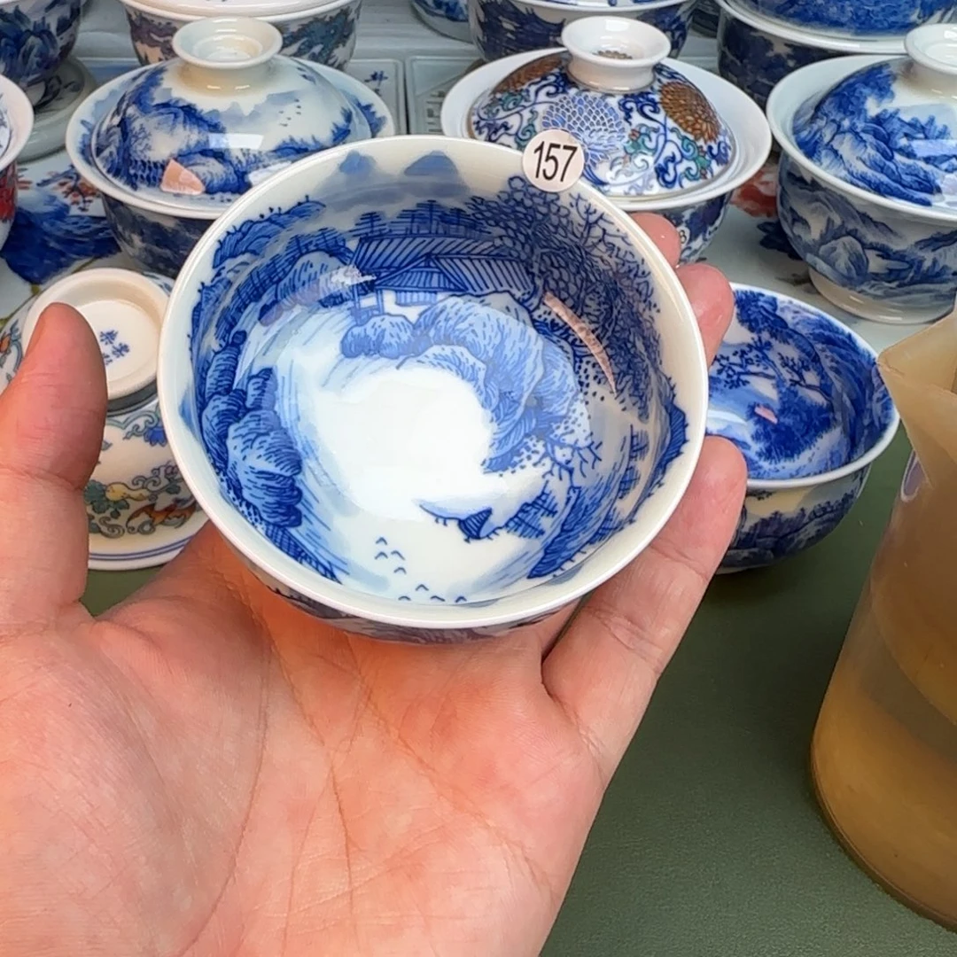 彦祖纯手工手绘茶具157