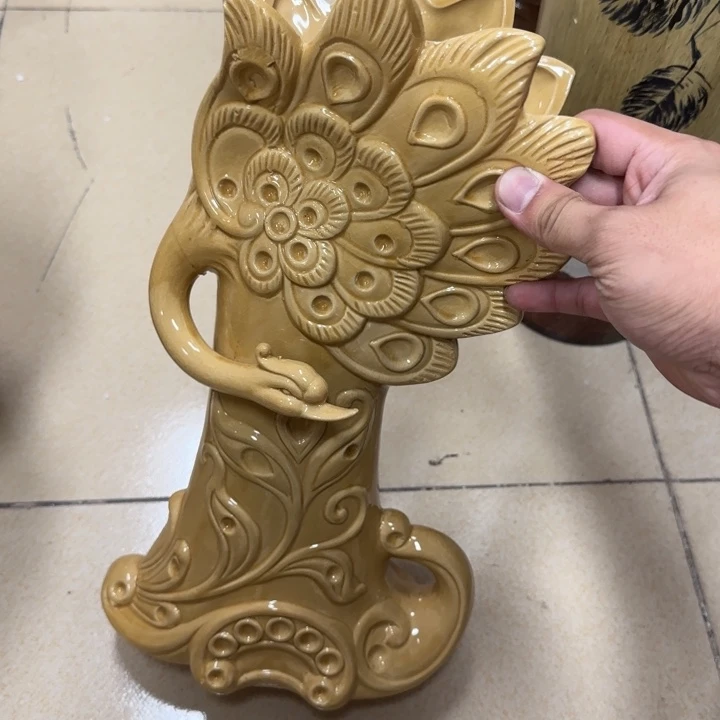 瓷片陶瓷工艺花瓶摆件