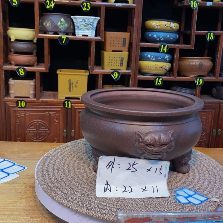 紫砂花盆紫砂花盆