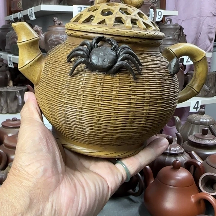自***男茶壶紫砂紫砂壶泡茶