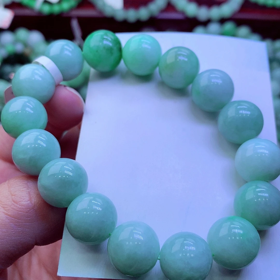 翡翠未镶嵌毛衣链