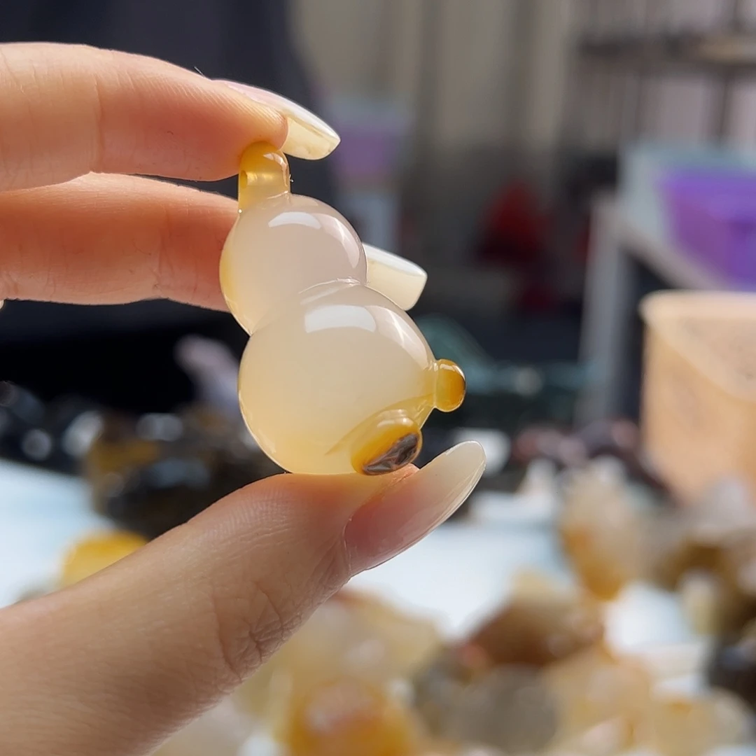 玛瑙/玉髓未镶嵌吊坠(不含链)