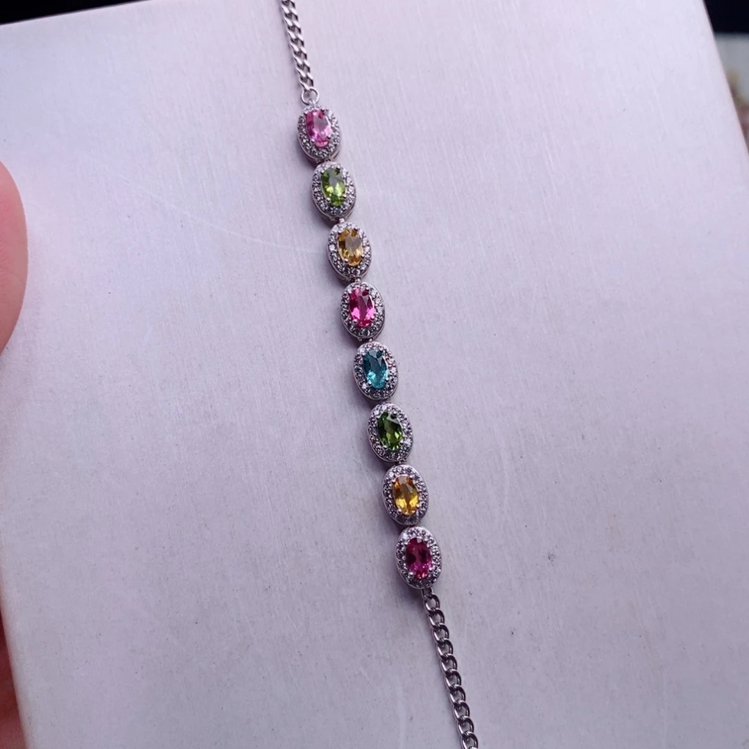 未镶嵌手链碧玺疯*手链d