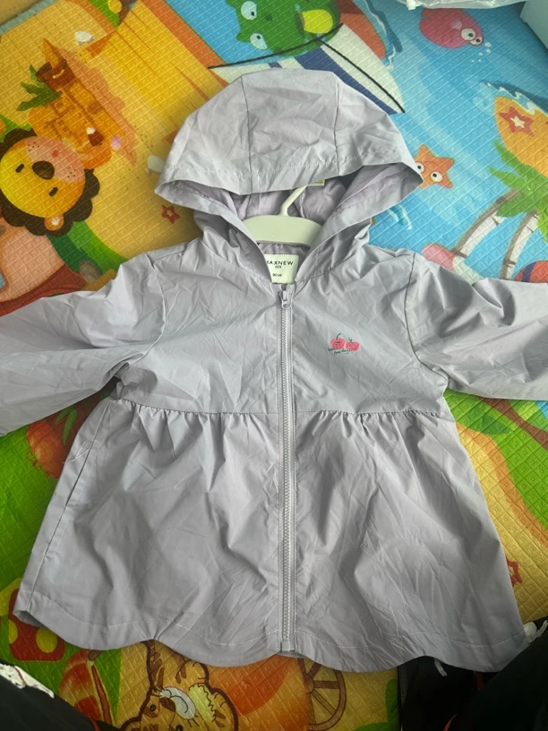 A003儿童紫色外套