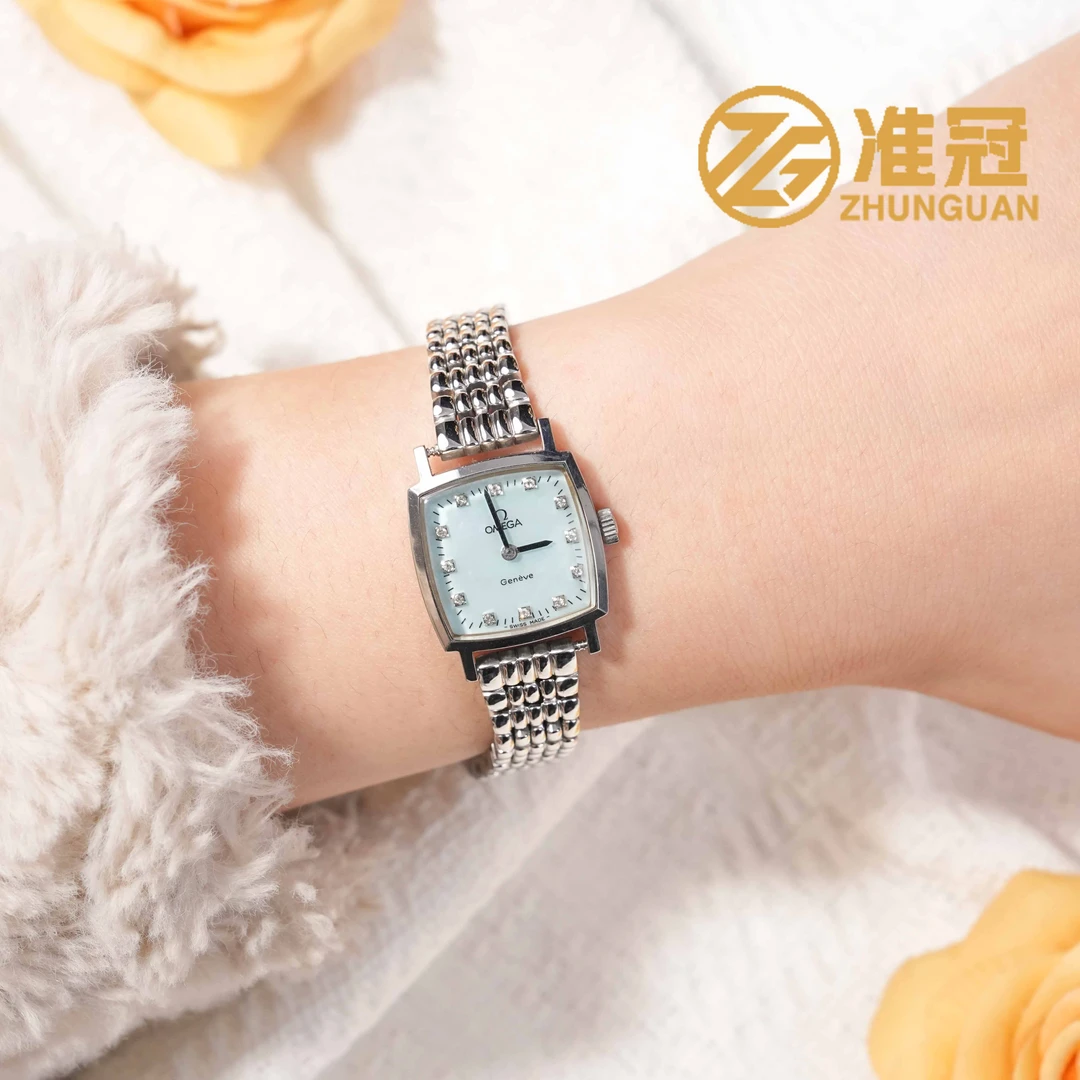 95新 Omega/欧米茄 20mm手动机械JM5533日内瓦系列瑞士名表凯5