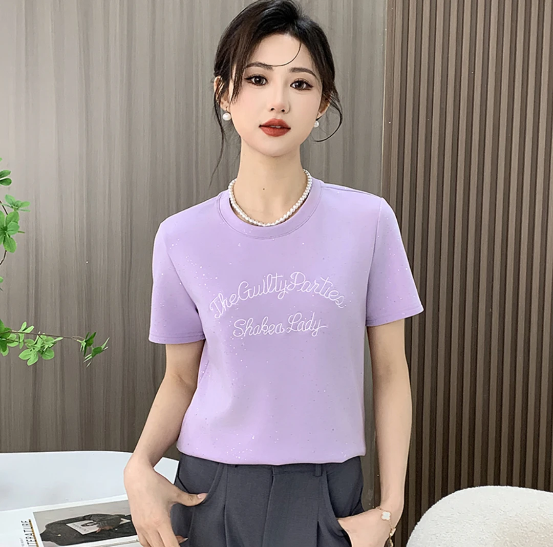 【银河漫舞】夏日宝藏T恤时尚百搭显瘦新款短袖2509