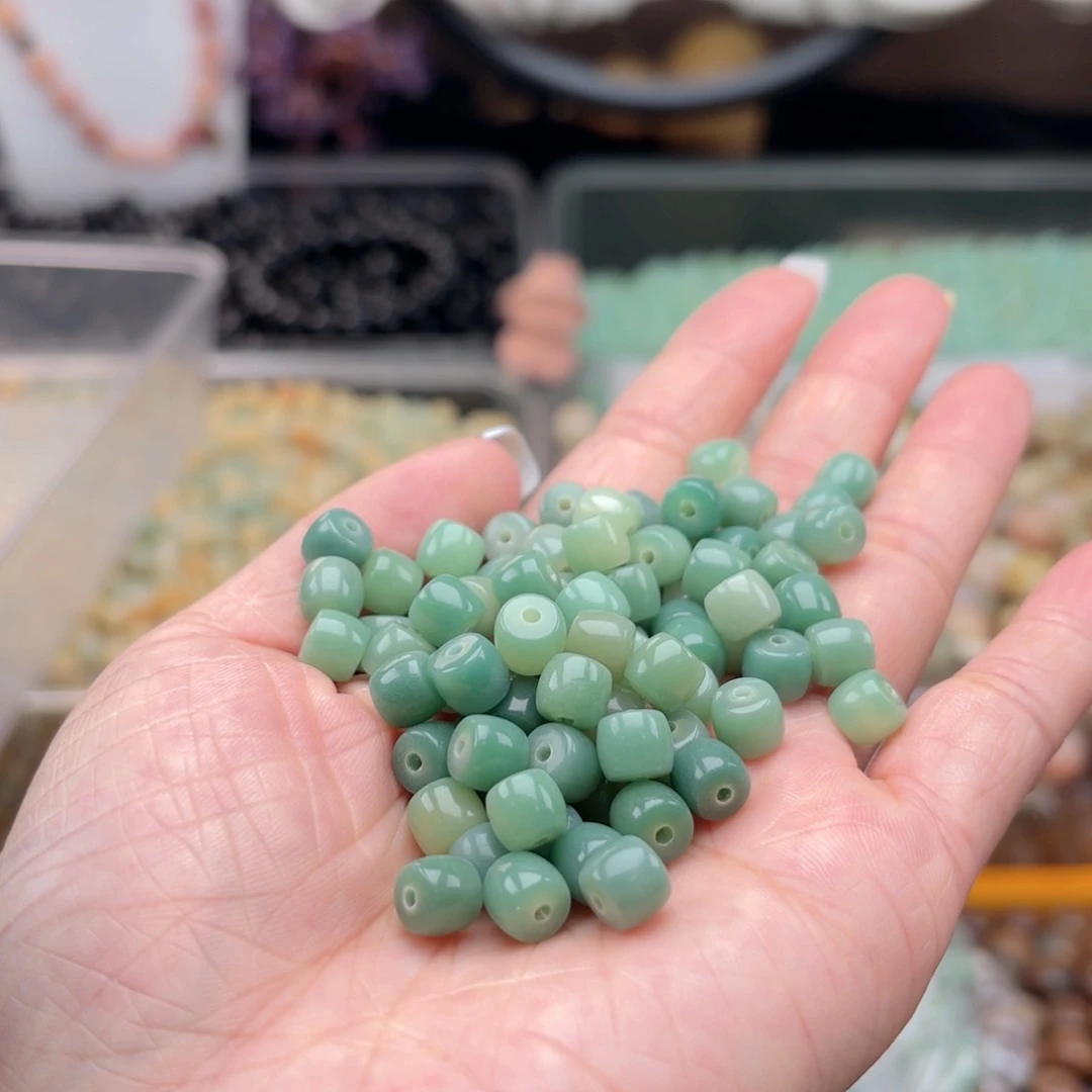 白玉菩提吊坠q/6mm/110颗迷你珠