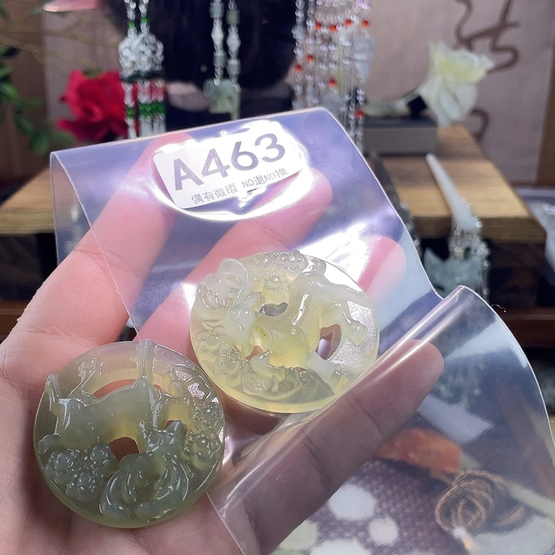 *****蛇纹石玉未镶嵌发饰