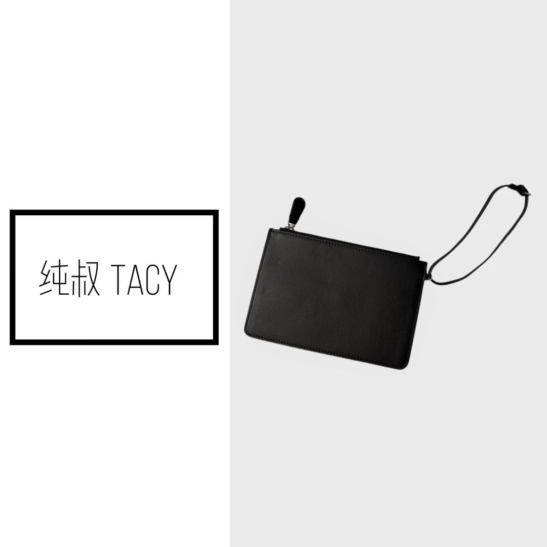 纯叔Tacy五店”Kit 子母袋“帆布拼头层牛皮轻便日常通勤