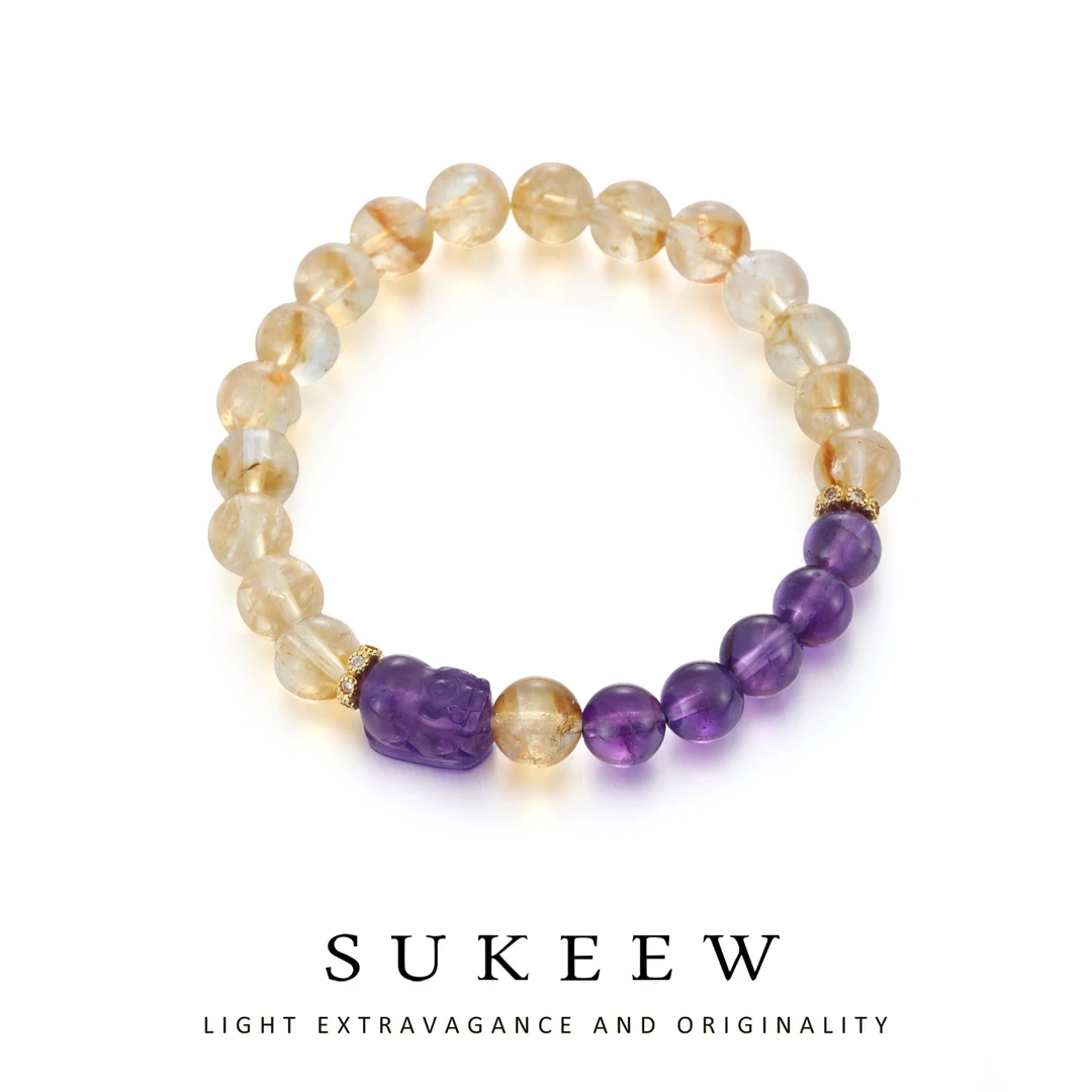 SUKEEW/酥可 铜合金手链 精致轻奢转运时尚满串手链213210