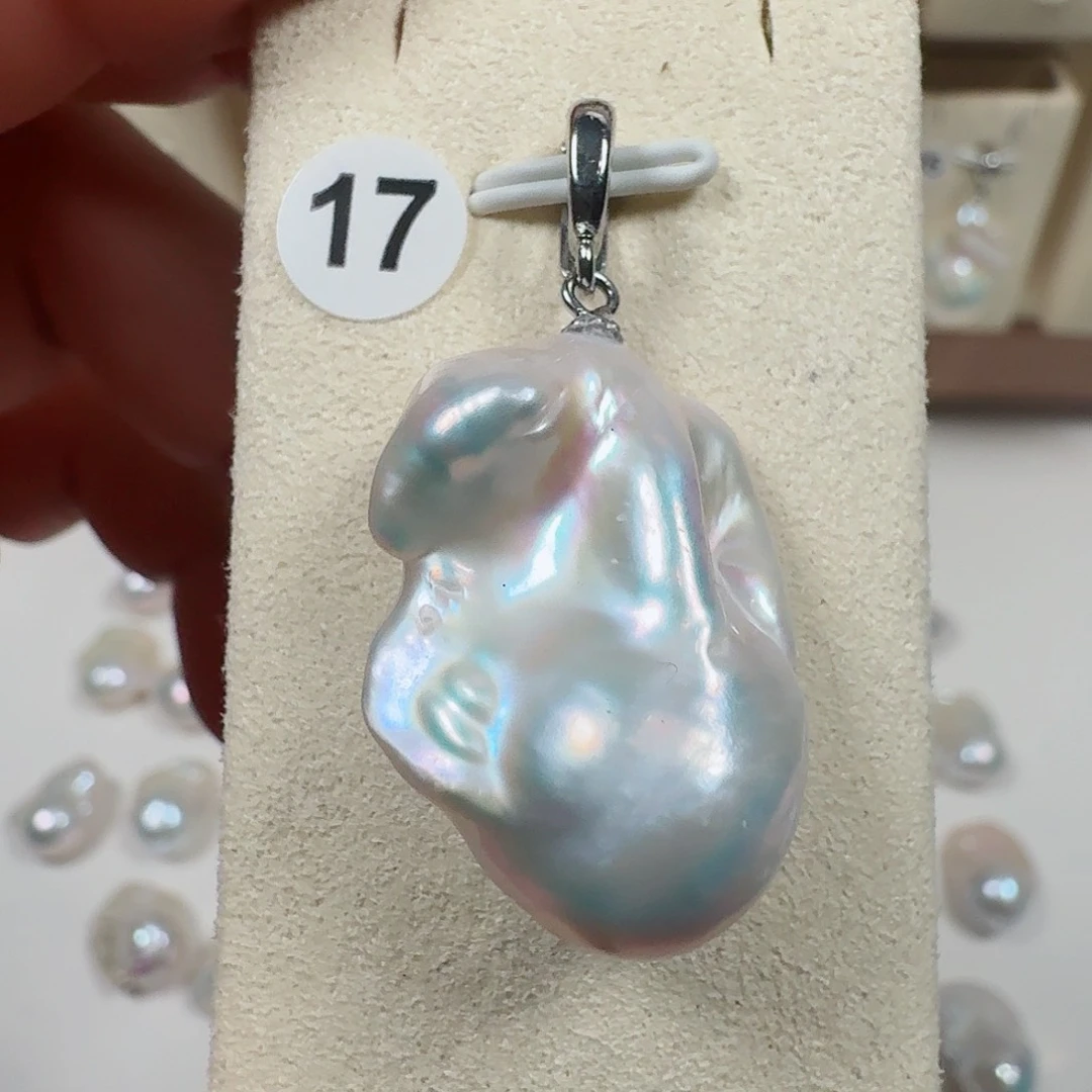 颈饰合金淡水珍珠