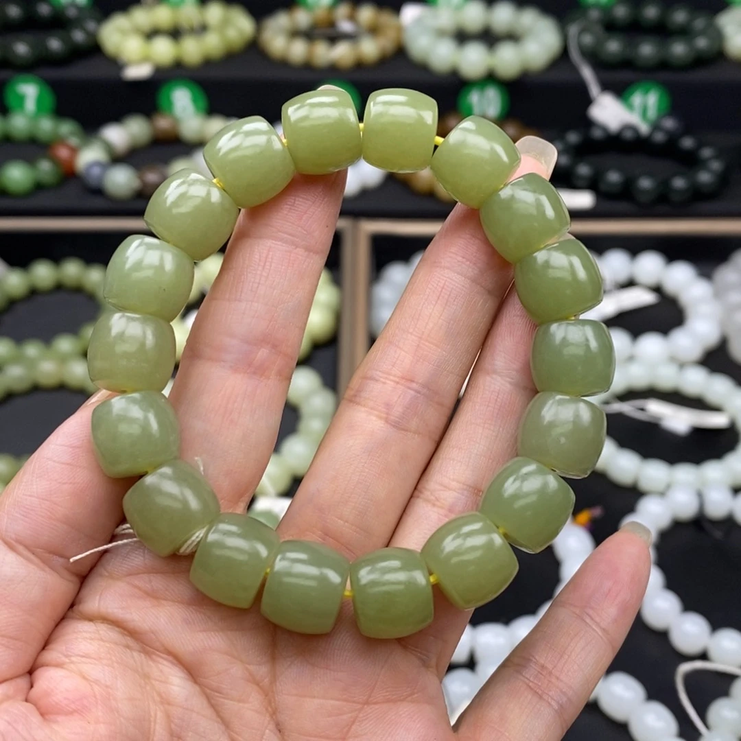 手链未镶嵌和田玉12m m