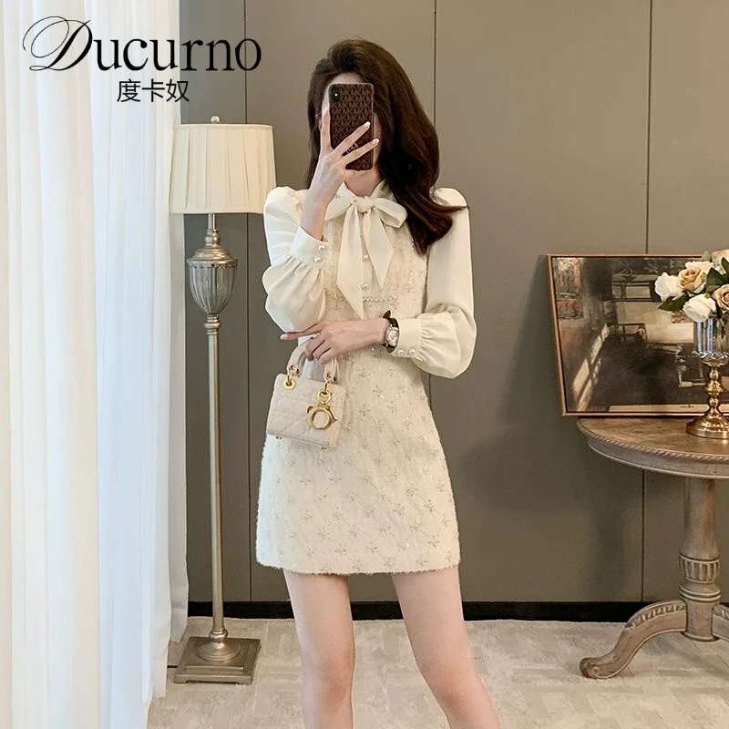 法式富家千金衬衫裙女2025秋季设计感高级感小众茶歇小香风连衣裙