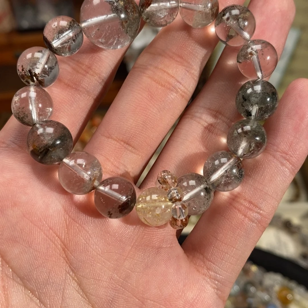 水晶手链银S925镶嵌