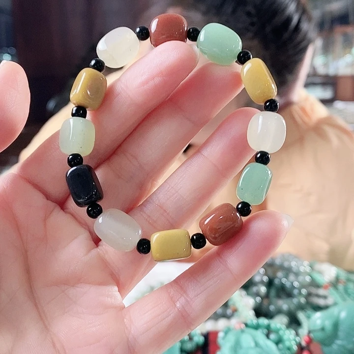 密玉（石英质玉）手链未镶嵌