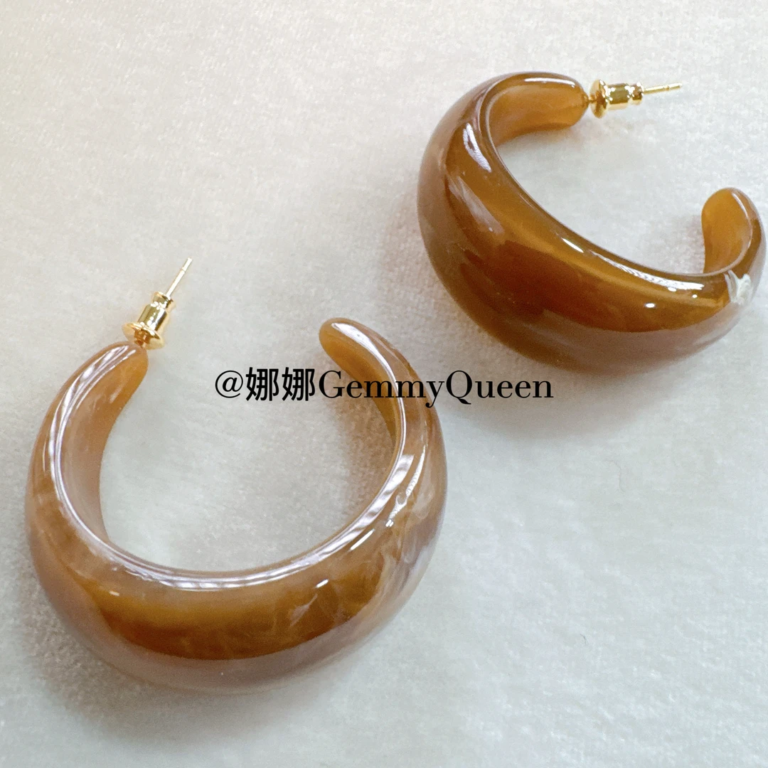 铜合金树脂耳饰 娜娜GemmyQueen耳环GQ08504