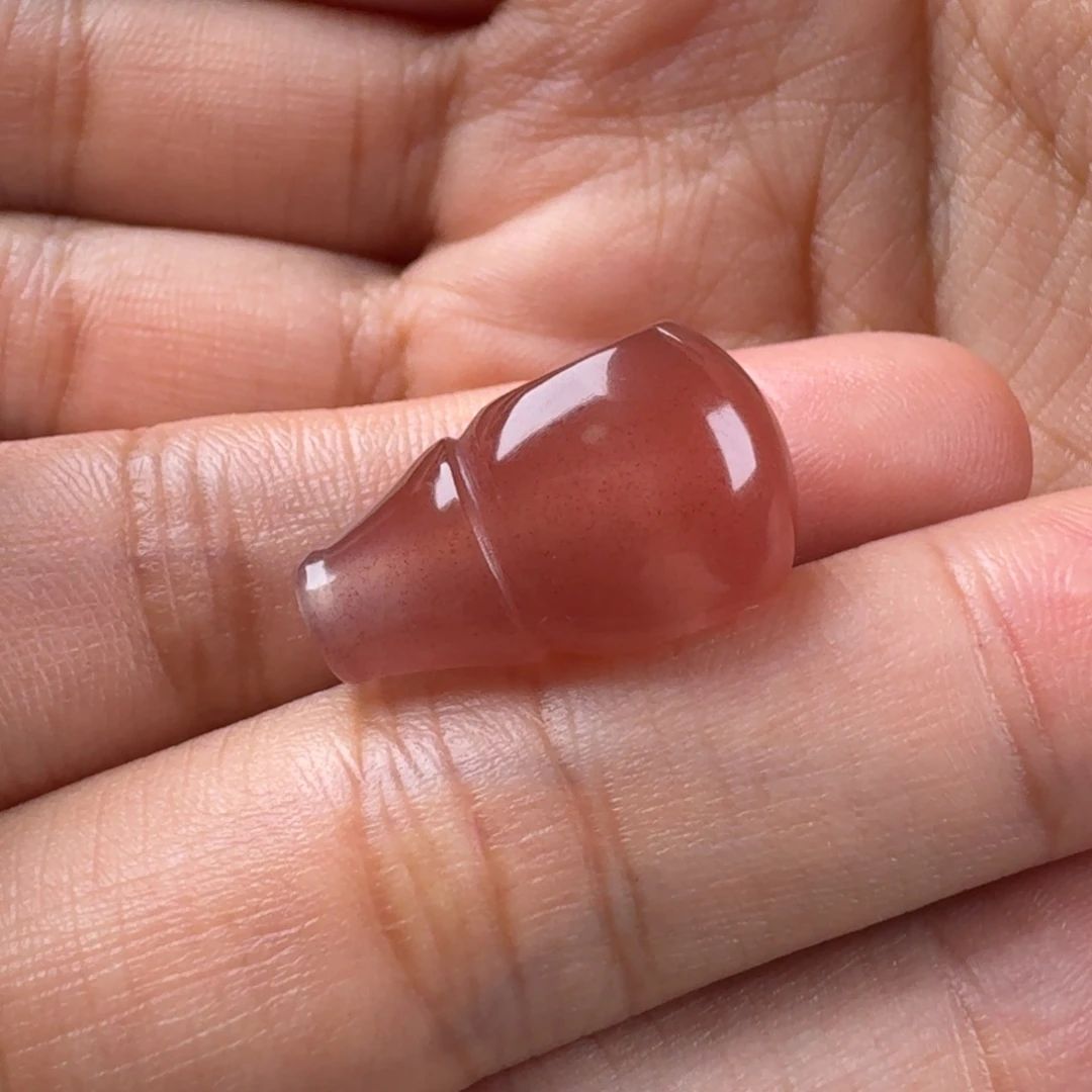 未镶嵌冰粉三通南红玛瑙