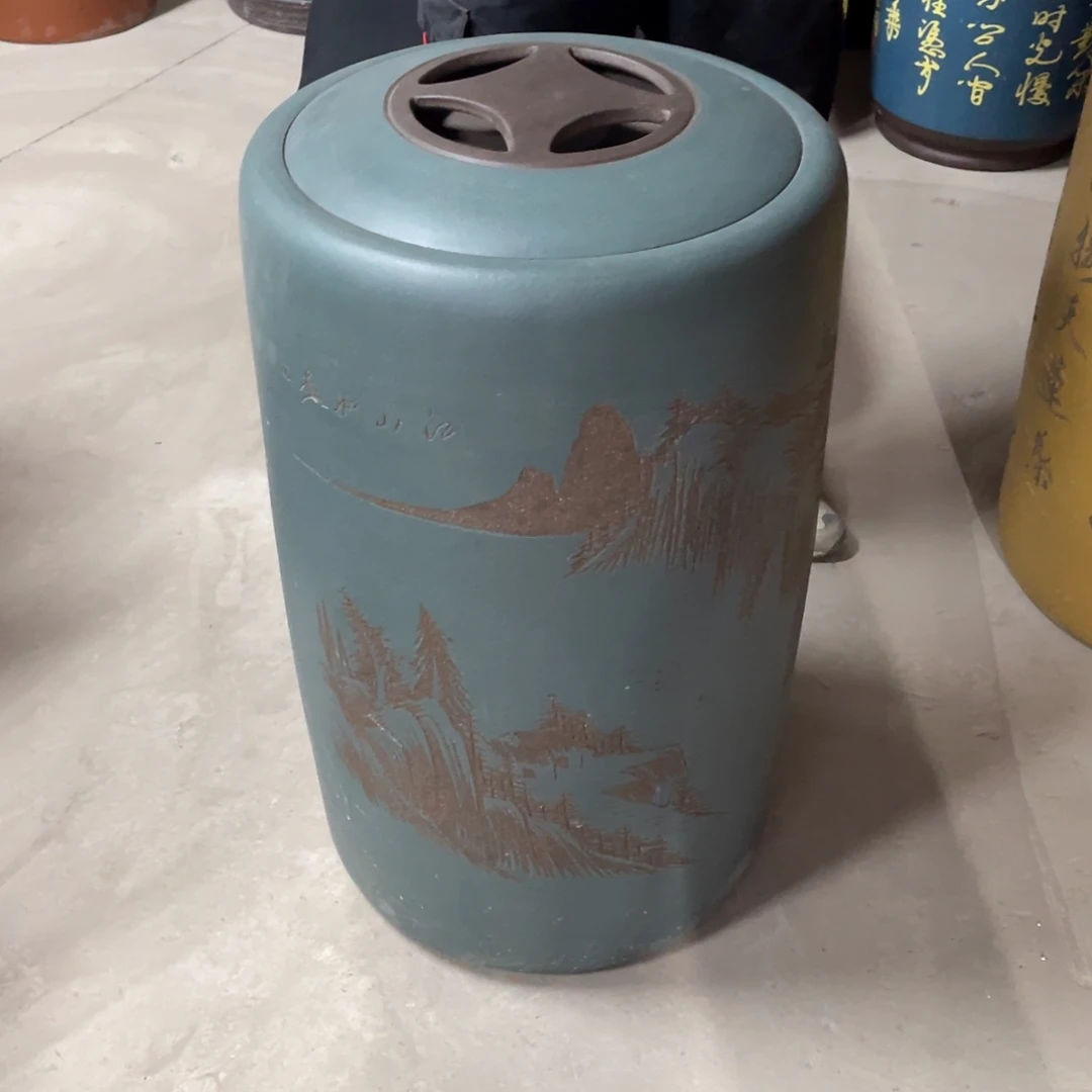 宜兴原矿紫砂茶叶罐