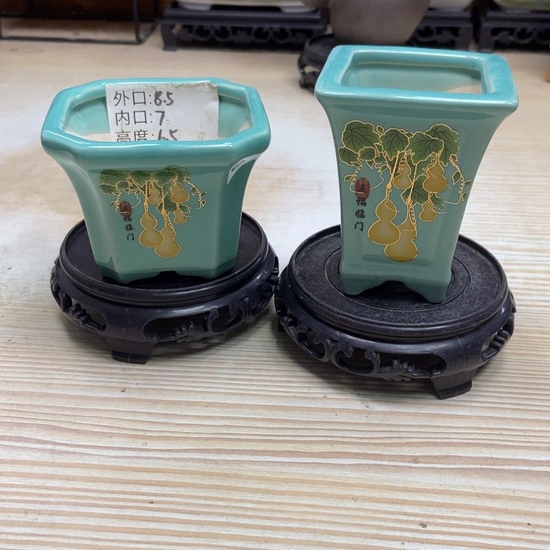 瓷片陶瓷花盆陶瓷艺术