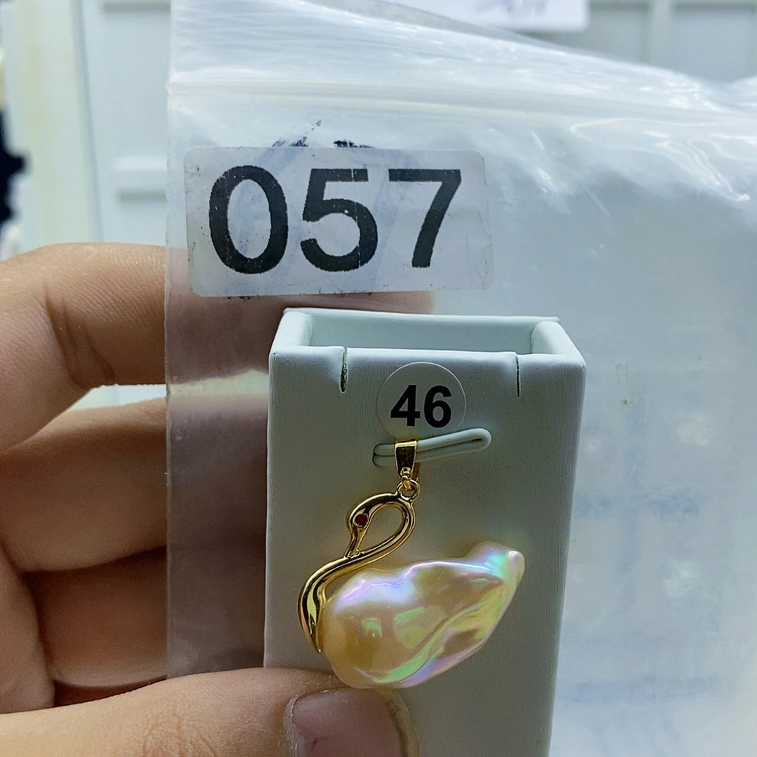 颈饰合金淡水珍珠