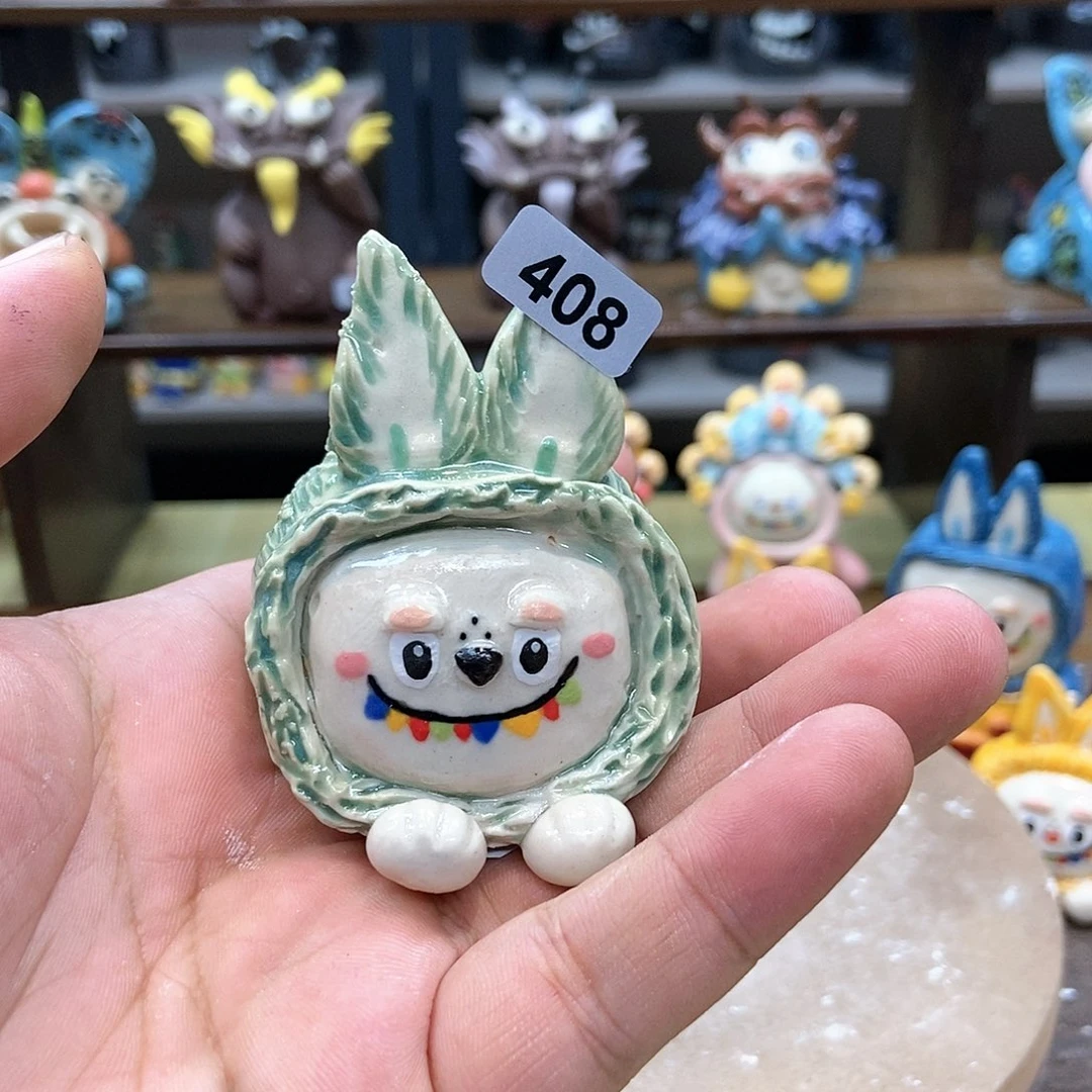 摆件直播间手工陶瓷摆件408